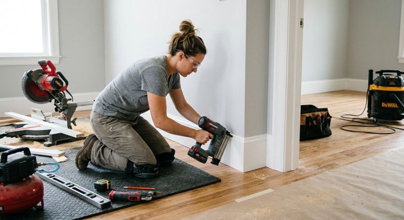 Chair Rail Installation in Wilmington, NC